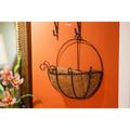 Wall Hanging Flower Basket Planters Planter Planters Mounted Pot Metal Indoor Outdoor Garden Flow Basket