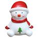 Christmas Statue Miniature Snowman Santa Claus Resin Craftwork Home Garden Decorations Statue For Holiday Family Xmas Party