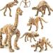 Sijiali 12Pcs Dinosaur Skeleton Figures Set Simulation Model Kids Toys Christmas Gift