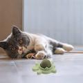 catnip balls for cats wall 4pcs Cats Catnip Ball Catnip Edible Toys Rotation Catnip Balls Edible Kitten Toy Kitten Teeth Cleaning Toys