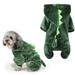 Pet Outfit Pet Costume Dog Halloween Suit Dog Dinosaur Costume Dog Jumpsuit Pet Puppy Supplies - Size S