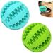 Sunglow 2 Pack Dog Toy Ballï¼ŒNontoxic Bite Resistant Teething Toys Balls for Small/Medium/Large Dog and Puppy Cat Dog Pet Food Treat Feeder Chew Tooth Cleaning Ball Exercise Game IQ Training Ball