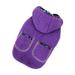 YUEHAO Dog Clothes for Small Dogs Pet Cat Dog Casual Pockets Sweater Winter Warm Clothing Dress Clothes Pet Supplies for Dogs (Purple L)