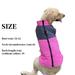 TITOUMI Dog Vest Pet Clothes Safety Soft Cotton Coat Winter for Dogs Cats Bust 20.5-24.4 inches Neck 16.5 inches Size L