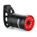 ammoon High Strength Aluminium Alloy Bike Rear Light USB Chargeable Tail Light Brake Sensing Safety Warning Cycling Light