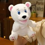 NUOLUX Plush Bear Hand Puppet Toy Role Play Hand Puppet Interactive Hand Puppet for Storytelling