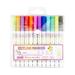 Winter Savings! Uhuya Marker Pen for Highlight New Double Line Self-outline Marker Pen Set Glitter Gel Markers Colorful Markers Art Pens for Drawing Greetin B