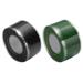 2pcs 1.5m Electrical Adhesive Tapes Self-Fusing Silicone Tape (Black Green)