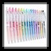 Glitter Gel Ink Pen 16 Assorted Color Retractable Gel Pen Set 0.7mm Fine Tip Colored Journaling Pen Coloring Drawing