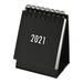 Black and friday deals 2023 Kuluzego 2021 small desk calendar s imple color plan book mini calendar decoration