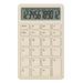 JOLIXIEYE Accountant 12 Digits Desk Calculator Portable Electronic Calculator for Student Boys Girls as Gift White