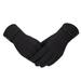 RPVATI Mens Winter Gloves Elastic Cuff Warm Compression Gloves Women Thick Thermal Cold Weather Unisex Football Gloves Black Free size