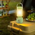 Chamoist Portable LED Camping Lantern Lightweight Waterproof Solar USB Rechargeable LED Flashlight Survival Kits for Indoor Outdoor Home Emergency Light Power Outages Hiking Camping Essentials