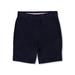 Universal Little Girls Flat Front Shorts (Sizes 4 - 6X) - navy 4 (Little Girls)