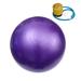 anti-burst yoga ball 85cm 1000g Professional Anti Burst Stability Yoga Ball Thicken Balancing Devcie Exercise Tool for Fitness Gym Workouts with Pump Air Clamp Stopper (Purple)