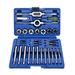 ammoon Metric Tap and Die Set 32 PCS HSS Wrench Cut M12 Hand Threading Tool Kit Tungsten Carbide Tap Die Screw Thread Making Tool Set Engineer Kit with Tool Case