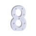 JWDX Led Light Clearance Alphabet Led Digital Lights Light Up White Plastic Digital Standing Hanging 7