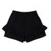 NIUREDLTD Toddler Girls Boys Kids Soild Casual Shorts Fashion Ruffle Beach Pants Shorts Size 5-6Y
