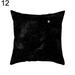 Black and White Geometric Throw Pillow Case Square Cushion Cover Soft Waist Rest