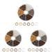 3pcs Diameter 4mm Jump Rings Earring Bracelet Necklace Open Rings for DIY Crafting Jewelry Making (Assorted Colors)