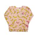 Pre-owned Hanna Andersson Girls Pink | Yellow Bananas Rashguard size: 3-6 Months