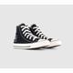 Converse Womens All Star Hi Trainers Black Egret, 7