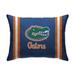 Florida Gators 20" x 26" Standard Stripe Logo Micro Plush Bed Pillow Cover