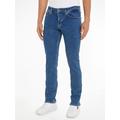 Slim-fit-Jeans TOMMY JEANS "SCANTON SLIM" Gr. 32, Länge 32, blau (denim medium3) Herren Jeans Slim Fit