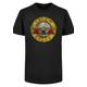 T-Shirt F4NT4STIC "Guns 'n' Roses Vintage Classic Logo Black" Gr. 134/140, schwarz Mädchen Shirts T-Shirts