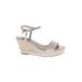 CALVIN KLEIN JEANS Wedges: Ivory Shoes - Women's Size 9 1/2 - Open Toe