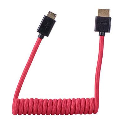 BLACKHAWK Coiled Mini-HDMI to HDMI Cable (12-24