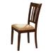 August Grove® Azmariah Fabric Side Chair in Brown | 38.59 H x 17.34 W x 22.09 D in | Wayfair 2727A77AD6DE4EDAA49DE248BE834B15