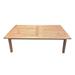 Union Rustic Keyshonda 51 L x 25 W Outdoor Table Wood in Brown | 16 H x 51 W x 25 D in | Wayfair E148CC994347438D81D43645082F55EB