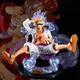 Figurine de dessin animé One Piece 17cm Luffy Gear 5 Figurine d'action Sun God Luffy Nika