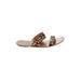 J. by J.Crew Sandals: Brown Leopard Print Shoes - Women's Size 9 - Open Toe