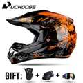 Regalo gratuito per adulti bambini casco fuoristrada professionale casco moto Downhill DOT Racing