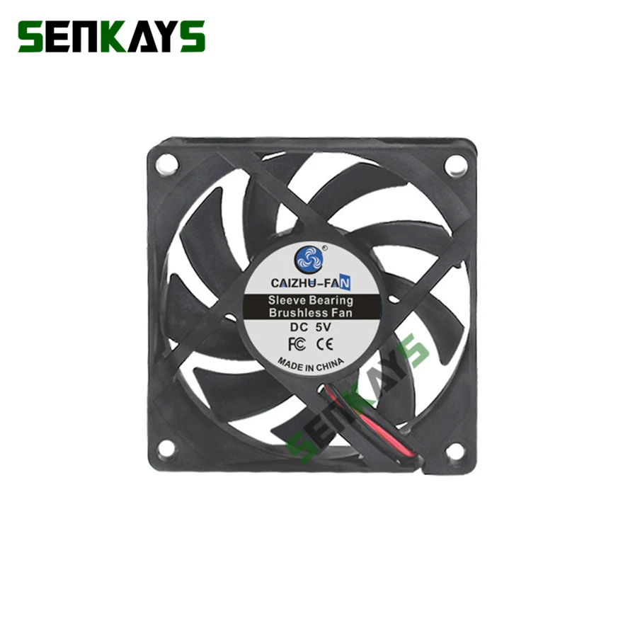7015 70MM 70*70*15MM DC 5V 12V 24V Cuscinetto a manicotto Ventola di raffreddamento USB ultrasottile Ventola di raffreddamento della CPU del computer Ventola di raffreddamento del computer Ventola di