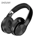 Shoumi Cuffie wireless Bluetooth Over Eer Blue Tooth 5.0 Cuffie per PC Cuffie stereo Auricolari con