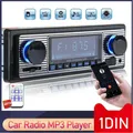 Bluetooth autoradio Vintage doppia manopola lettore MP3 ricevitore altoparlante Stereo FM