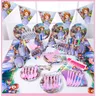 Disney Princess Sofia Girl Birthday Party Decoration Flag Gift Bags Baby Shower fondale Sofia Foil