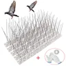 Spikes per uccelli in acciaio inossidabile Durable Bird Spikes Arrow Pigeon Spikes Fence Kit per