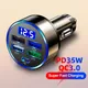 Adattatore per caricabatteria per telefono per auto a ricarica rapida PD + QC 3.0 Caricabatteria per auto USB a 4 porte Tipo C PD35W Caricabatteria per auto Quick Charge 3.0