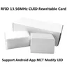 RFID Gen2 CUID Android App MCT modifica UID modificabile NFC Clone copia 1K S50 Card Block 0