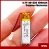3.7V 120mAh 30*10*4mm 401030 batteria agli ioni di litio agli ioni di litio per MP3 MP4 MP5 DVD