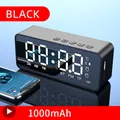 Sveglia da tavolo Radio FM portatile senza fili Caixa De Som altoparlante Bluetooth cassa di risonanza musicale Blutooth per subwoofer Blootooth per auto
