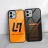 F1 Formula 1 ando Norris Racing Phone Case PC + TPU per Iphone 13 Pro Max 14 11 12 Mini 6 8 7 Plus X