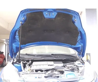 Ammortizzatore 1PC per Ford Fiesta Mk6 2008-2018 cofano anteriore modifica ammortizzatore a molla con puntone a Gas supporto per sollevamento ammortizzatore in fibra di carbonio