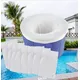 5/10 Pz/set Filtro di Stoccaggio Piscina Skimmer Calzini Nylon Piscina Filtro Calzini Per Cestini Skimmers Bianco Piscina di Alimentazione