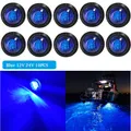 10PCS DC 12V 24V Barca Marina poppa LED Luce di poppa Bianco freddo LED Lampada di coda Accessorio per yacht Blu Bianco Rosso Verde
