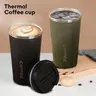 Tazza da caffè in acciaio inox da 380/510ml Thermos a prova di perdite Thermos da viaggio